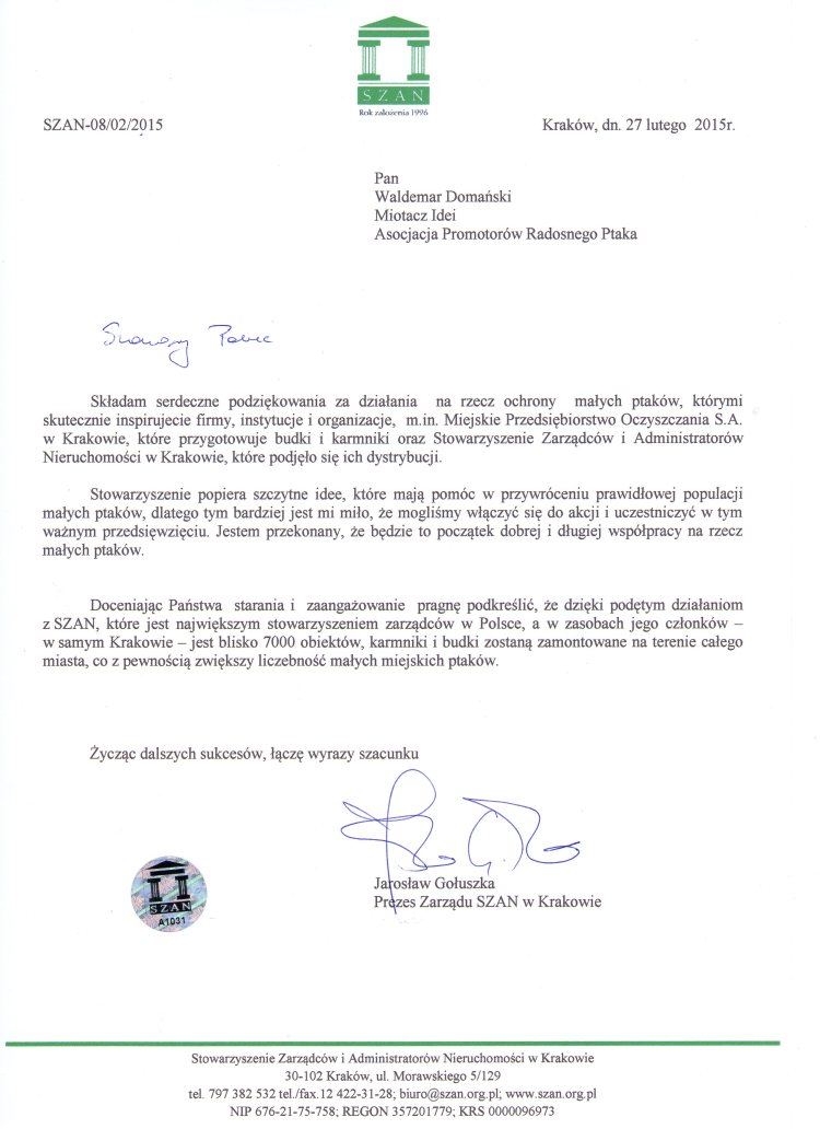 podziekowanie SZAN img481